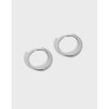 925 Sterling Silver Simple Modern Hoop Earrings 18K Gold Fashion Jewelry Earrings Huggies Geometric Circle Earrings Women