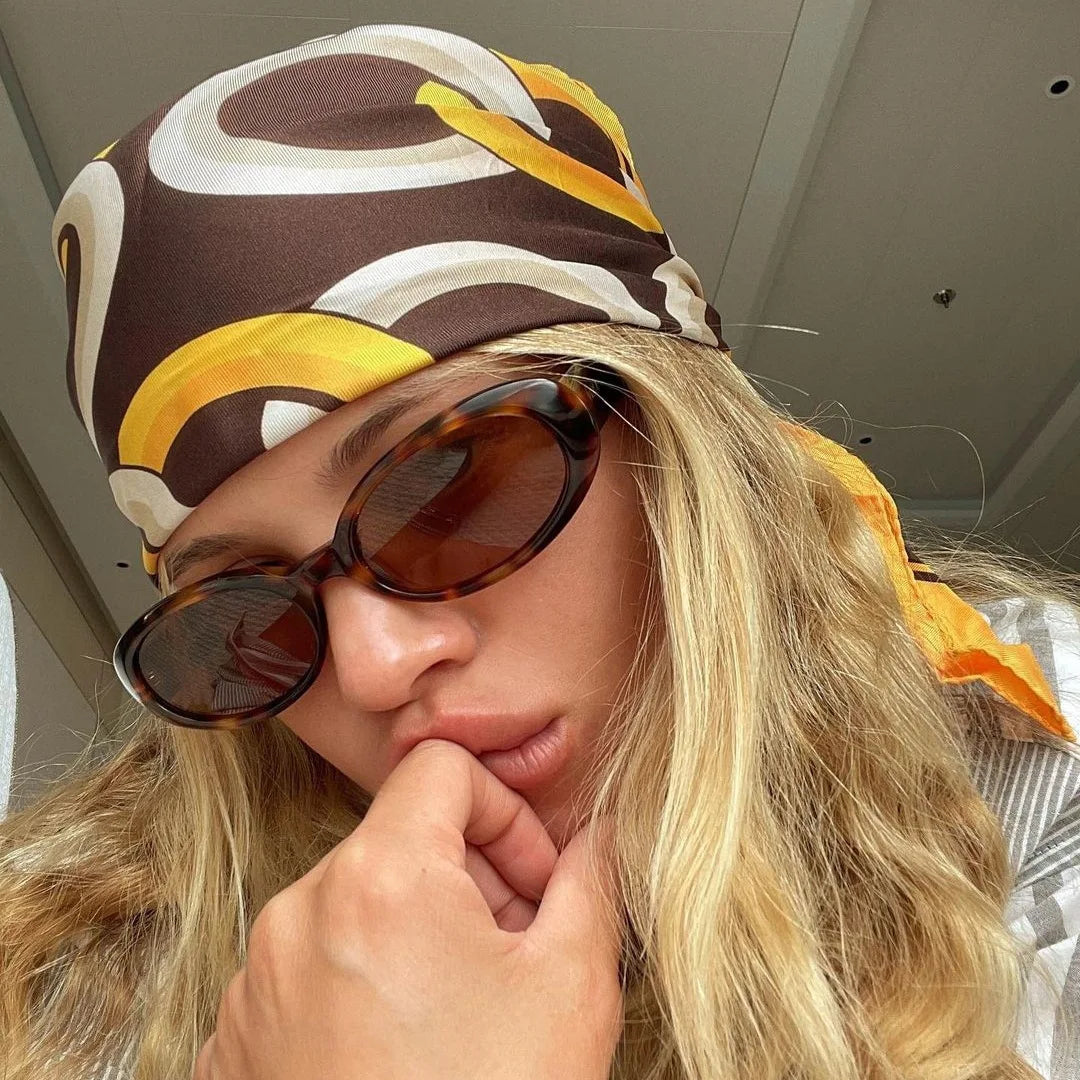 LMA 13042 Fashion Street Shooting square Small Frame Women 2024 Cheap Retro Shade Man Custom Trendy Oval Sunglasses UV400