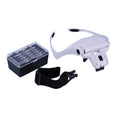 Adjustable 5 Lens Loupe LED Light Headband Magnifier Glass LED Magnifying Glasses With Lamp Eyelash Extension Grafting Tools