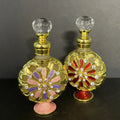 15ml Purple Red Pink Dubai Wholesale Cosmetics Essential Oil Storage Container Arabian Vintage Perfume Bottle Stock