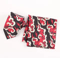 New Design 100% Silk Handmade Printed Men's Casual Necktie Set Custom Logo Silk Tie and Pocket Square Set