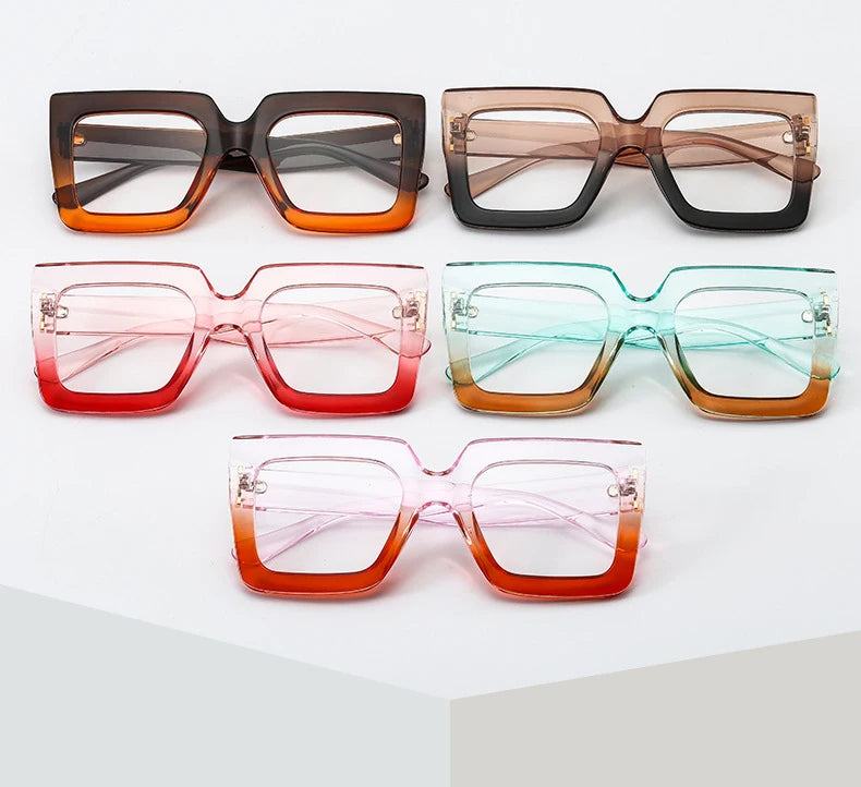 Design Spectacle Oversize square Acetate Optical Frames Hand Made Eyewear Eye Glasses Custom OEM Eyeglasses Frames Plastic Frame
