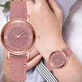 Wholesale New Design Leather Wristwatch Geneva Luxury Wrist Quartz Ladies Watches for Women