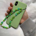 Fashion Mobile Phone Chain Colorful Clay Beads Soft Pottery Smile Face Anti-Lost Mobile Phone Polymer Clay Chain