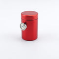 In-car Magnetic Metal Storage Jar Kitchen Accessories Aluminum Spice Tin Container Box Dried Food Store Cans with Screw Lid