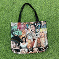 CardiB Jacquard Woven Tapestry Tote Bag 40% Cotton 60% Polyester Customizable Size Shopping Bag