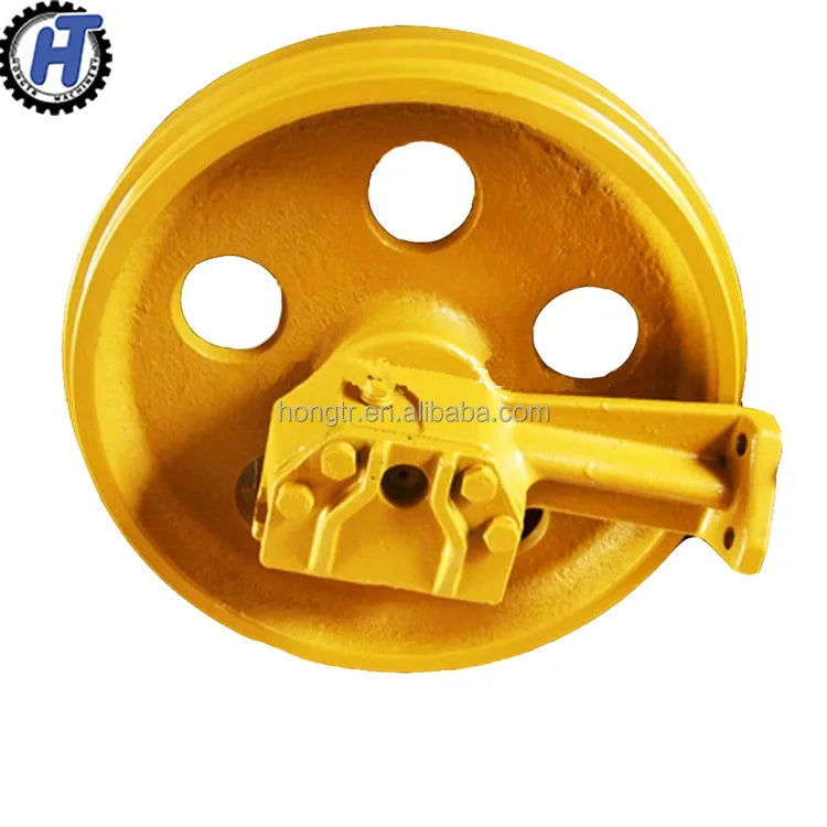 202-4296 D6H D6R Crawler Excavator Idler Guide Wheel Front Idler CR4616 134-3952 Track 50Mn/40MnB HRC50-56 Forged ISO9001