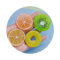 Bulk 100Pcs Artificial Fruit Decor Slice Lemon Orange Pineapple Slime Charms Embellishments for Home Decor Wedding Vase Filler
