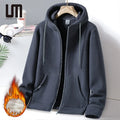 Liu Ming New Product 2025 Fashion Autumn Winter Fleece Thick Outdoor Windbreaker Coat Hoodie Jacket for Men