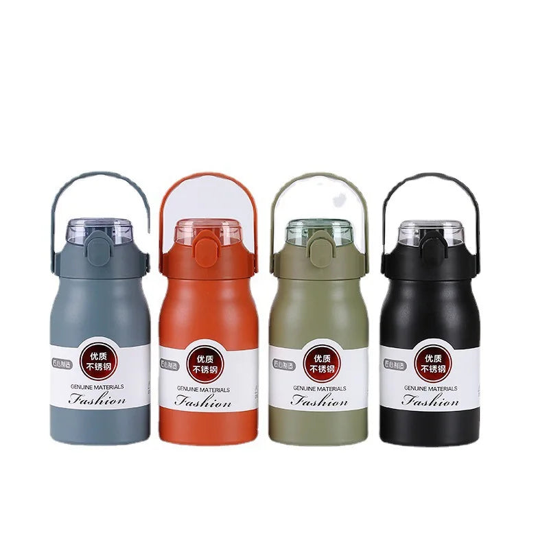 FX Factory Hot Sale 800ml Insulated Sport Flask Double Vacuum Stainless Steel Water Bottle for Camping With Straw Lid