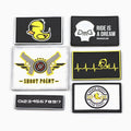 Wholesale Embossed 3D Logo Custom PVC Rubber Patches for Clothing Free Sample Soft PVC Textile Patches