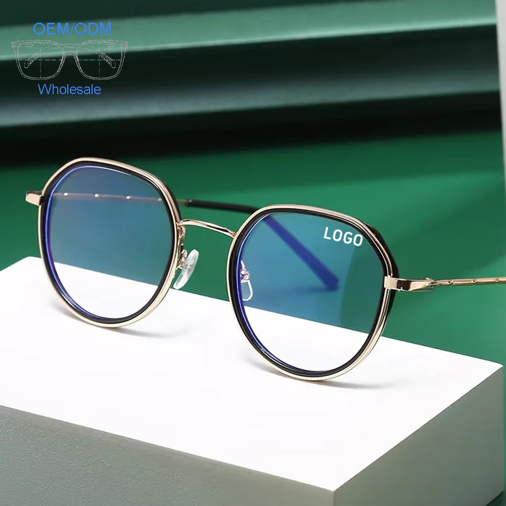 2023 Wholesale Factory Trendy Frame Optical Eyeglasses Fashion Spectacle Frames Optical Glasses Unisex in Stock