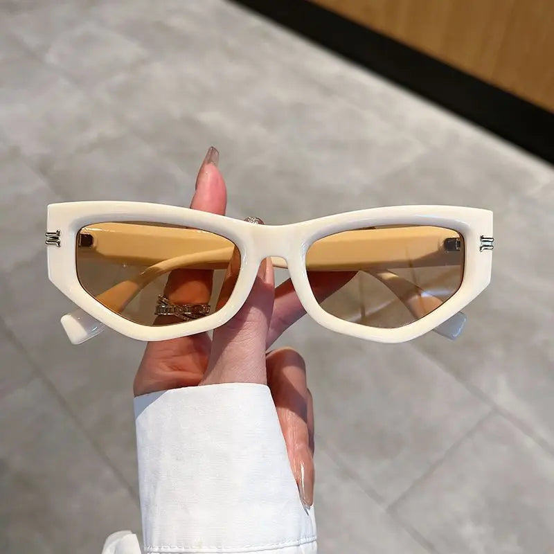 Fenyi Wholesale Irregular Cat's Eye Pc Rice Nail European and American Fashion Retro Ins Sunscreen Uv400 Sunglasses Women