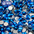 VDD 178 Metallic Sapphire SS4-SS30 Glass Rhinestones Crystal Flatback Glitter Strass Stones For DIY Crafts Nail Art Accessories