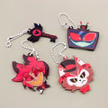 High Quality Custom Anime Printed Cartoon Acrylic Charms Die Cut Key Chains for Gift