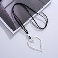 TongLing European Adjustable love Heart Long Sweater Necklace Female Vintage Heart Necklace for Daily Wearing MegaBDM