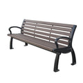 Outdoor Furniture Commercial Long Wooden Bench Public Park Antiseptic Wood Bench Seating Outside Garden Patio Seat Bench