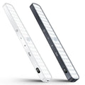 Motion Sensor Closet Lights Indoor Battery Display 60 LED Touch Light Bar Rechargeable Stick on Wardrobe Cabinet Counter