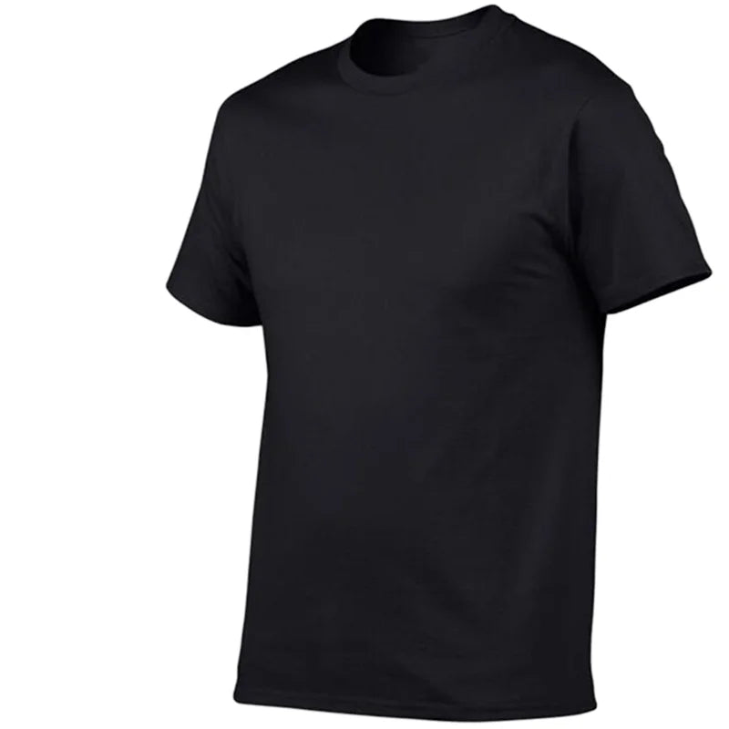 Wholesale Custom 100% Cotton Mens Oversize T-Shirt Plus Size Big Tall Regular Fit Yarn Dyed Solid Breathable Print Logo Option