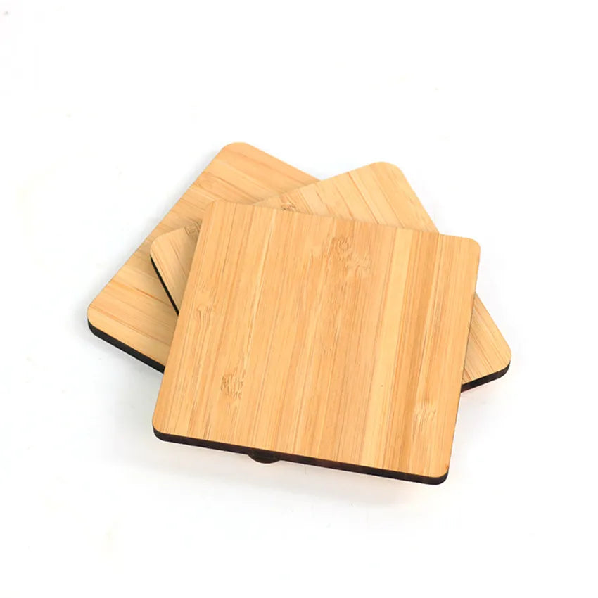 Blank Wooden Coaster Tea Cup Wood Coaster for Drinks