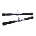 Multi-functional Gym Equipment Lat Revolving Pulldown Straight Horizontal Bar With Rubber Handgrips