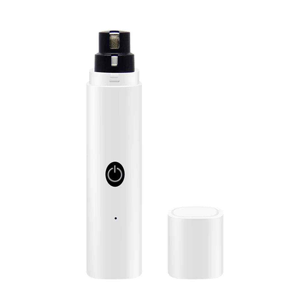 Professional Pet Nail Grinder for Dogs and Cats 2 Speeds LED Light USB Charging Low Vibration Cat Pet Dog Nail Grinder Trimmer
