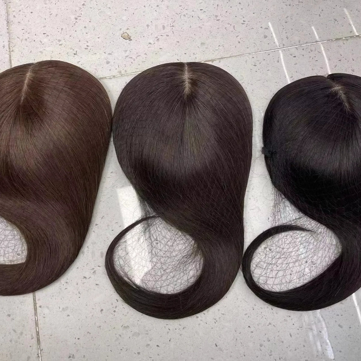 Supplier Direct Sales Remy 100% Virgin Vietnamese Hair 12A Grade Straight Silk Base Closure Topper Toupee MegaBDM