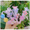 Transparent Sequin Bow Headband Hairband for Children's Hair Accessories