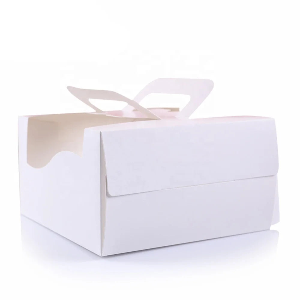 Customized Exquisite Cake Box With Handle Bakery Boxes Cupcake Box and Packaging