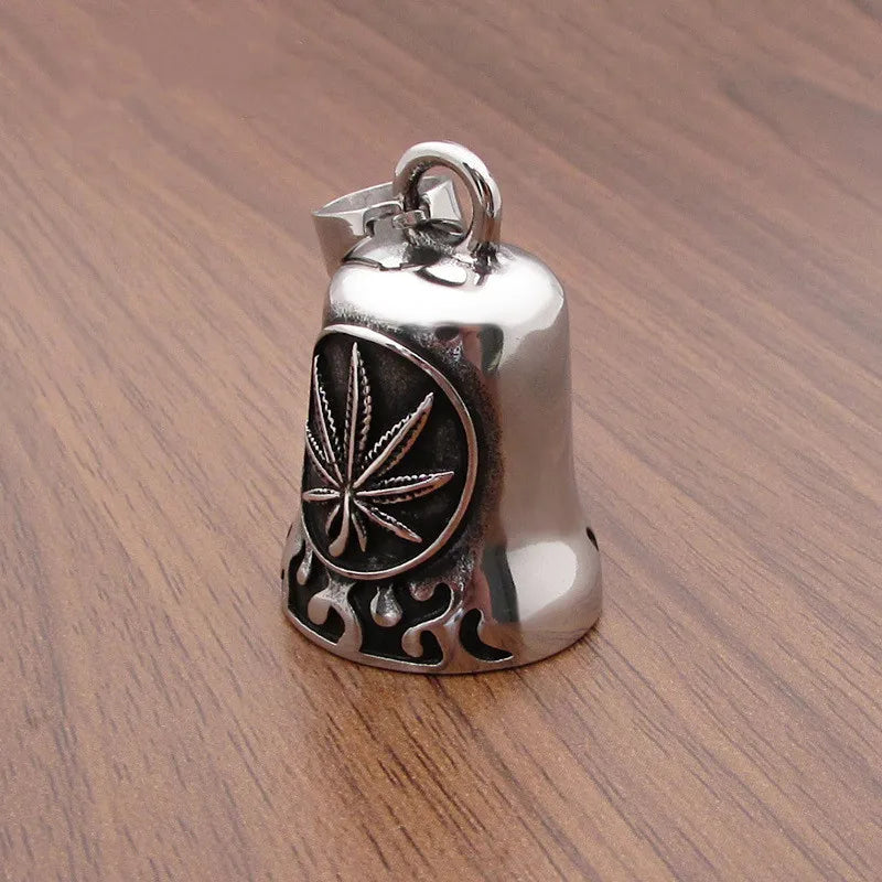New Catholic Bell KeyChain Protection Guardian Ride Bell Good Luck Charm St.Benedict Biker Gifts Religious Keyrings Wholesale