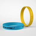 Custom Silicone Wristband Bracelets with Sports Logo Glow LED Rubber Bead Watch Band for Kids Promotional Sport Wristbands