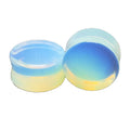 Huiying Wholesale jewelry stone gemstone ear plugs opalite stone ear plugs in body jewelry 6mm Jewelry