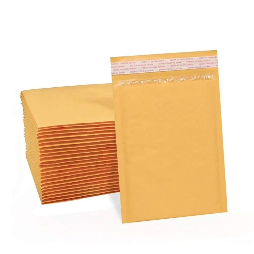 Cheap Price Custom Waterproof Yellow Kraft Paper Envelope Polyethylene Bubble Clothing Transport Express Bag