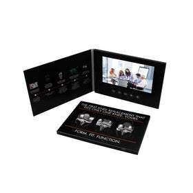 High Demand Promotional Items with logo Printing Lcd Greeting Gift Box Advertising Card Module Music Book Video Brochure