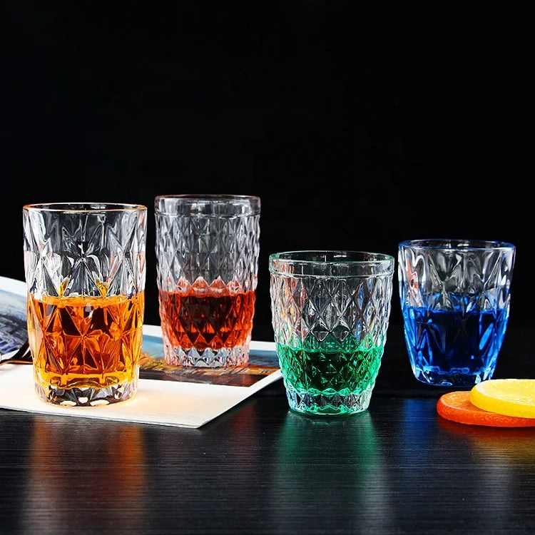 Classic Low Price Wholesale Soda Lime Glass Reusable Food Safe Minimalist Design Drinking Water High-ball Tumblers Transparent