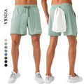 Customized Logo Sports Active Wear Towel Loop Drawstring Shorts With Pocket Nylon Fitness Workout Sports Running Men's Shorts