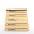 Premium Sandpaper Thin Nail Files Double Sided Wooded Emery Board 120/180 Grit Manicure Pedicure Tool Custom LOGO Salon Supplies