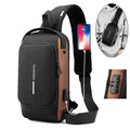 2025 Summer Fashion Waterproof USB Men CrossBody Sling Bag Anti Theft Chest Shoulder Bag Made Durable Bag