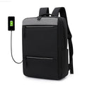 Waterproof Oxford Fashion Anti-Theft School Laptop Backpack with USB Charging Port 15 Inch