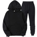 Wholesale Streetwear Plain Polyester Custom LOGO Men's Hoodie Sport Puller Set Suit