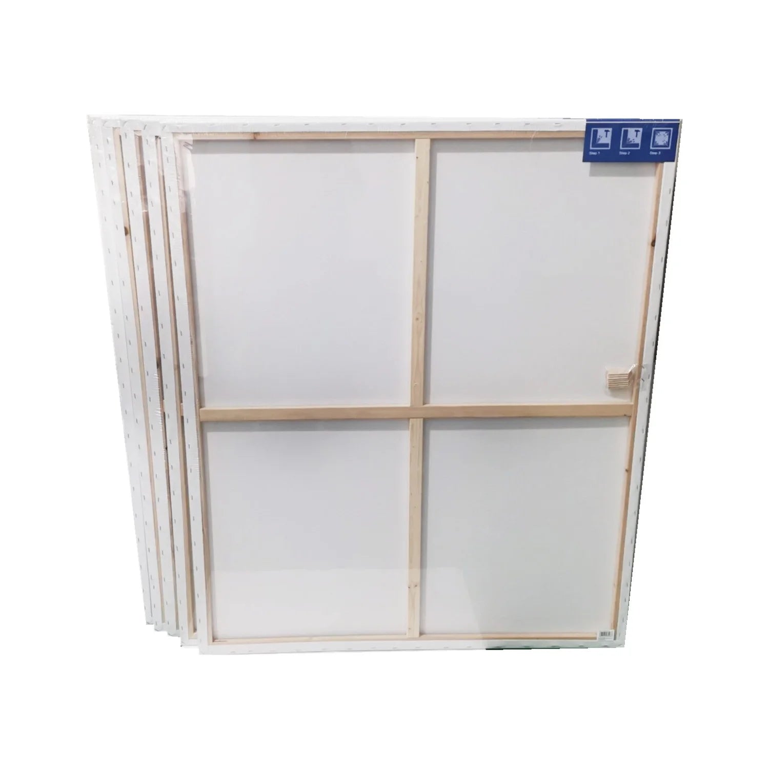 Cpatrick Art Supplies 100*100cm Big Size China Stretched Canvas Wooden Frame Canvas Cotton Stretched Canvas for Painting
