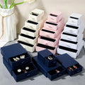 Wholesale Cardboard Paper Jewelry Packaging Gift Boxes Custom Drawer Slider Box Holder With logo Ring Earring Necklace Display