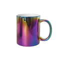 Custom Printed 15 Ounce Iridescent Electroplating Rainbow in Bulk Coffee Ceramic Cup Business Gift Mugs