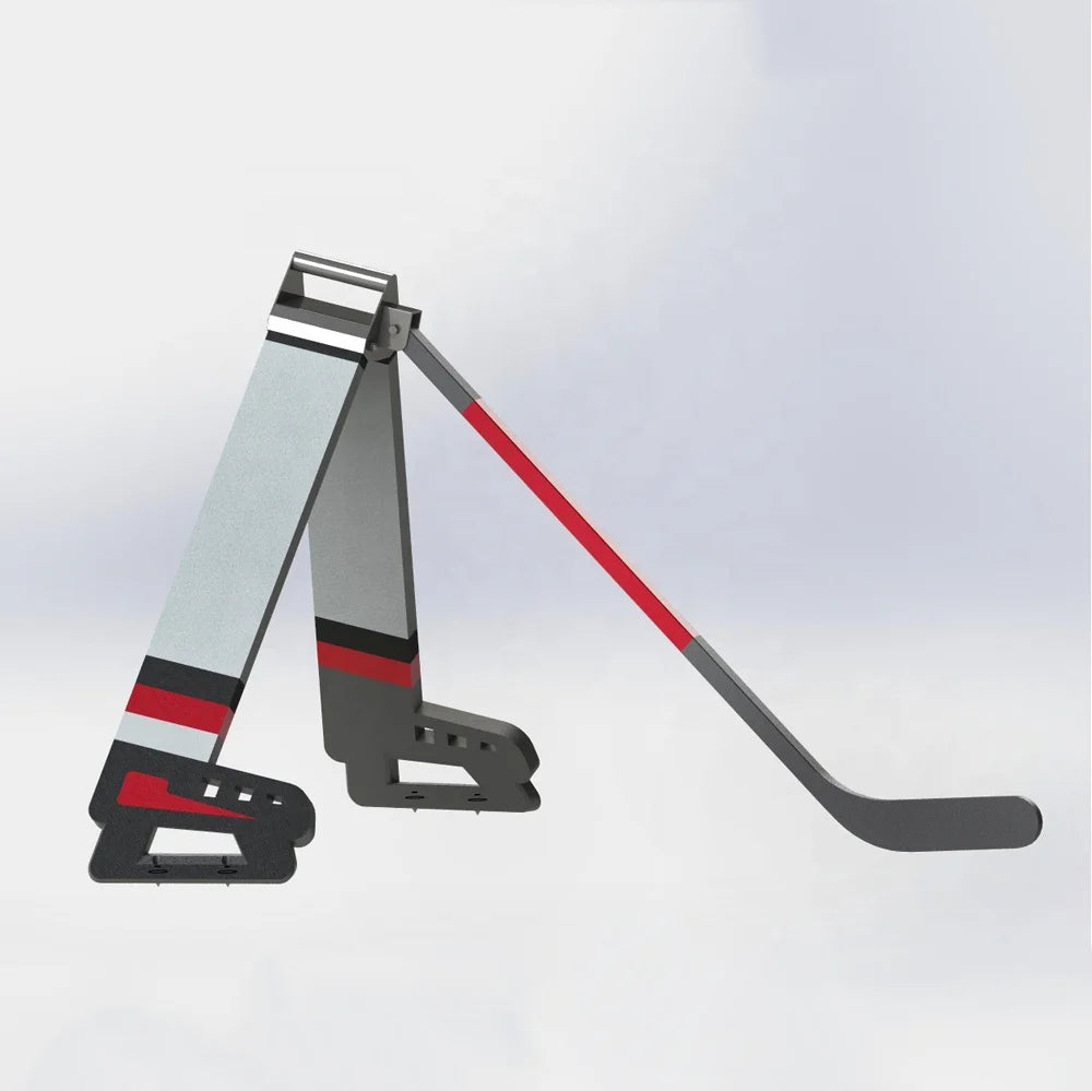 Ice Hockey Attack Triangle Training Device Foldable Bionic Extreme Defender Trainer