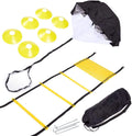 Wholesale Speed Agility Training Set  With Disc Cones Resistance Parachute Drawstring Bag Football Soccer Fitness Equipment