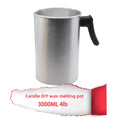 B-0026 3000ml Wax Melting Cup Aromatherapy Candle DIY Wax Melting Pot 3L 4lb Pouring Pitcher