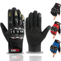 Custom Breathable Unisex Touch Screen Safety Protection Motorcycle Full Finger Racing Gloves