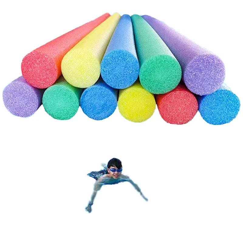 Custom Logo EVA Swim Buoy Flexible Fun Foam Water Noodles for Kids and Adults Waterproof Feature for Pool Floats