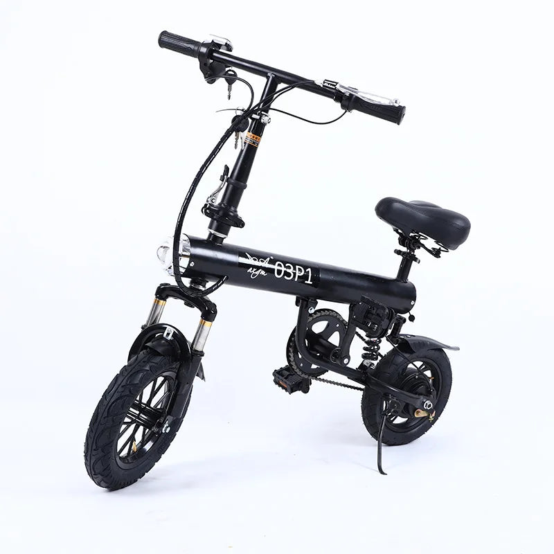 New Arrived Popular 750 Watt Electric Bike Folding Fast Speed 12 Inch City Steel Folding Electric Bike Bicycle