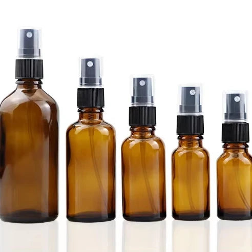 Factory Supply 5ml-100ml Teal Round Shoulder Frosted Dropper Essential Oil Bottle Brown Original Liquid Bottle Serum Bottle